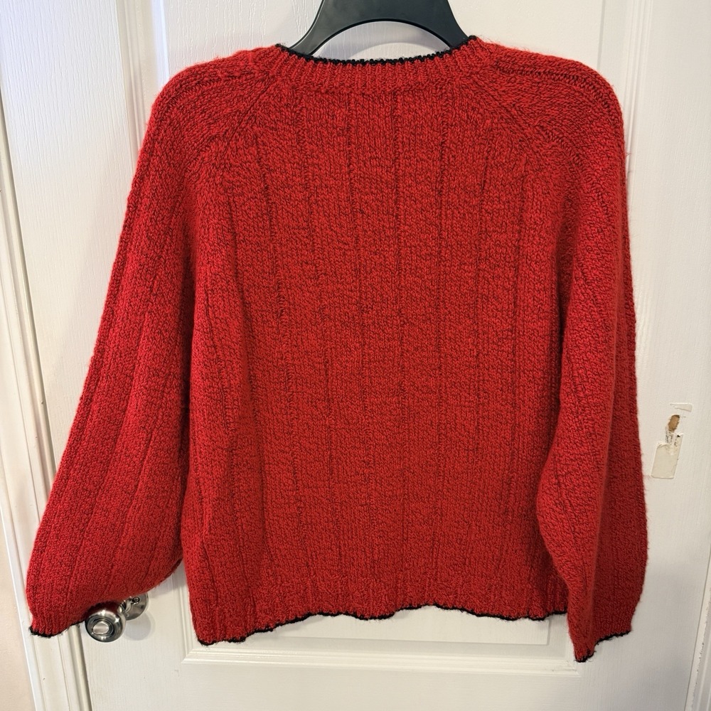 Vintage Ladies Red Sweater 16th Street‎ Size Large - Picture 5 of 5